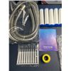 Image 10 : Handheld High-Pressure Adjustable Shower Head; 3 Spray Modes with Hose & 5 Filters - NEW