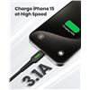 Image 6 : Lot of 2 3-Packs INIU USB-C Nylon Braided Charging Cables (USB-C to USB-A Charging Cords) New