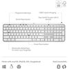 Image 10 : Logitech MX Keys S Advanced Wireless Illuminated Keyboard for Mac/Windows/etc. NEW SEALED!