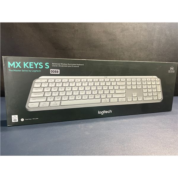 Logitech MX Keys S Advanced Wireless Illuminated Keyboard for Mac/Windows/etc. NEW SEALED!