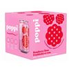 Image 1 : Poppi Raspberry Rose Soda Drinks (4 x 355 mL Cans) New Sealed!