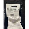 Image 4 : 3 Packs of Franklin Sock'R Shin Guards (M) White - Elastic Cuff, Removable Plastic Shell - New