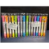 Image 1 : 2 Packs (8pcs Each) Magnetic Dry-Erase Markers - Assorted Colours - New