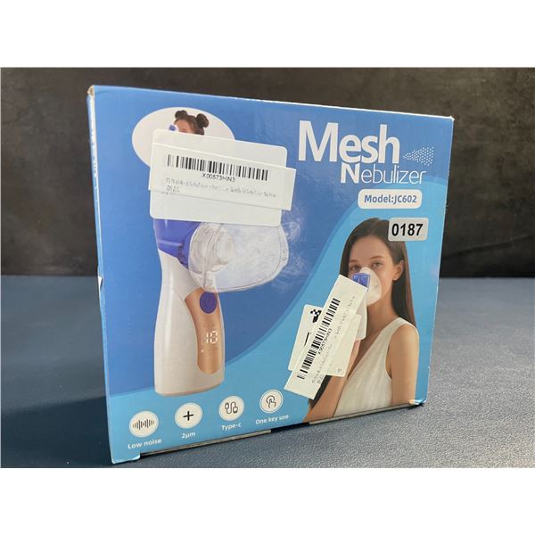 Mesh Nebulizer Machine/Handheld Breathing Aid Device for Asthmatics (Model: JC602) Brand New!