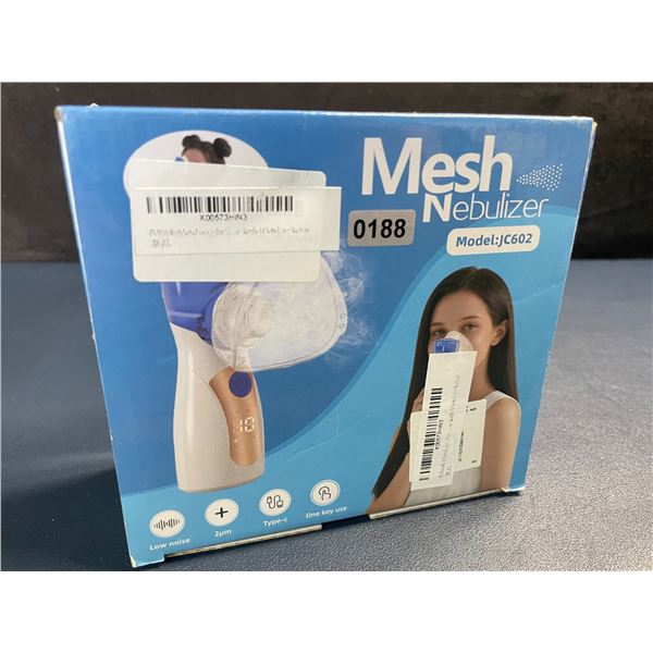 Mesh Nebulizer Machine/Handheld Breathing Aid Device for Asthmatics (Model: JC602) Brand New!