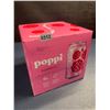 Image 4 : Poppi Raspberry Rose Soda Drinks (4 x 355 mL Cans) New Sealed!