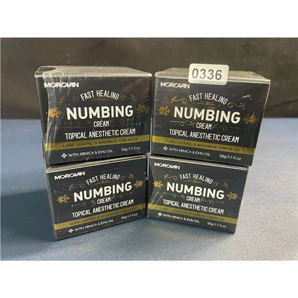 4 Boxes of Morovan Fast Healing Numbing Cream/Topical Anesthetic Creams (50g) New Sealed!