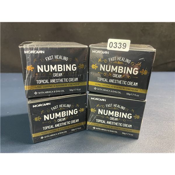 4 Boxes of Morovan Fast Healing Numbing Cream/Topical Anesthetic Creams (50g) New Sealed!