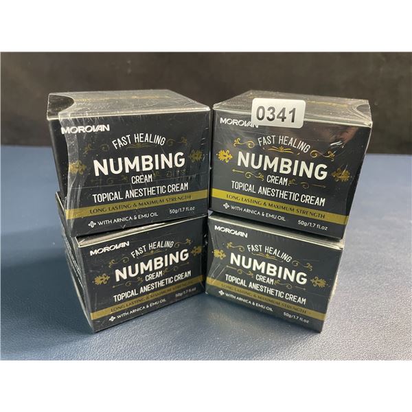 4 Boxes of Morovan Fast Healing Numbing Cream/Topical Anesthetic Creams (50g) New Sealed!