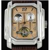 Image 2 : New Rousseau Mens Stainless Moon Phase Sport Watch Ret $1895 (WAT-153)