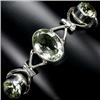 Image 1 : 95.43ct Enchanting Real Top Green Amethyst Sterling Bracelet   (JEW-1848)
