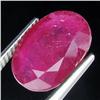 Image 1 : 5ct Oval Cut Red Ruby Madagascar Appraised $6k (GEM-17488)