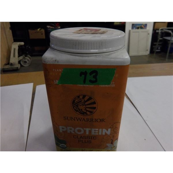 SHELF PULLS (AS IS):  VANILLA PROTEIN CLASSIC PLUS (750G) - CONTAINER