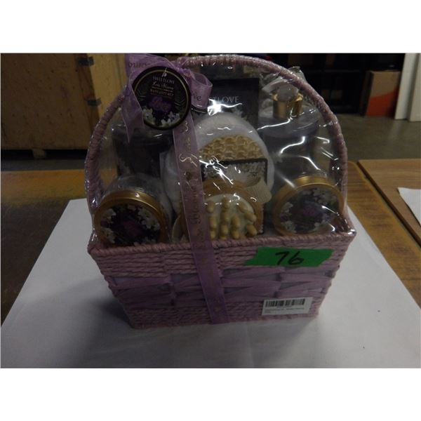 SHELF PULLS (AS IS):  SWEET LOVE GIFT BASKET