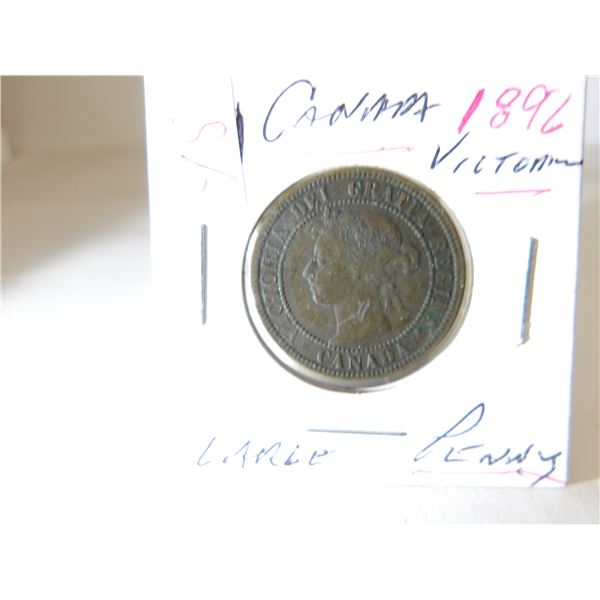 1896 CANADA VICTORIAN LARGE PENNY