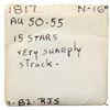 Image 4 : 1817 N-16 R1 15-Star Obverse EF45