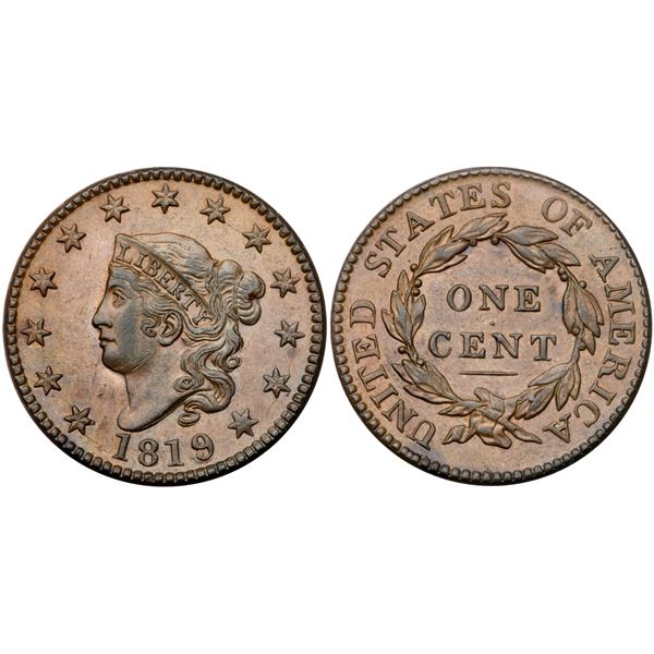 1819 N-2 R1 Large Date AU55