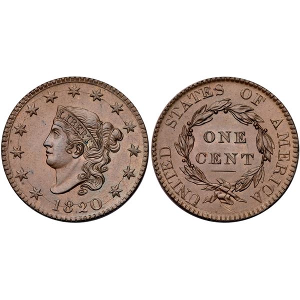 1820 N-13 R1 Large Date MS60+