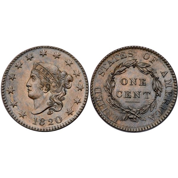 1820 N-13 R1 Large Date MS60+