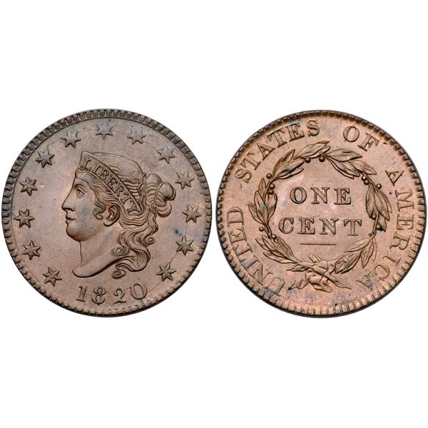 1820 N-13 R1 Large Date AU58+