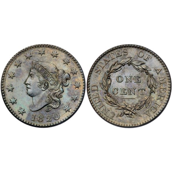 1820 N-13 R1 Large Date AU58+