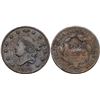 Image 1 : Group of Seven 1823 Cents grading AG3 to VG7