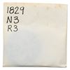 Image 4 : Group of Five 1829 N-3 R3 Medium Letters grading G5 to VG8