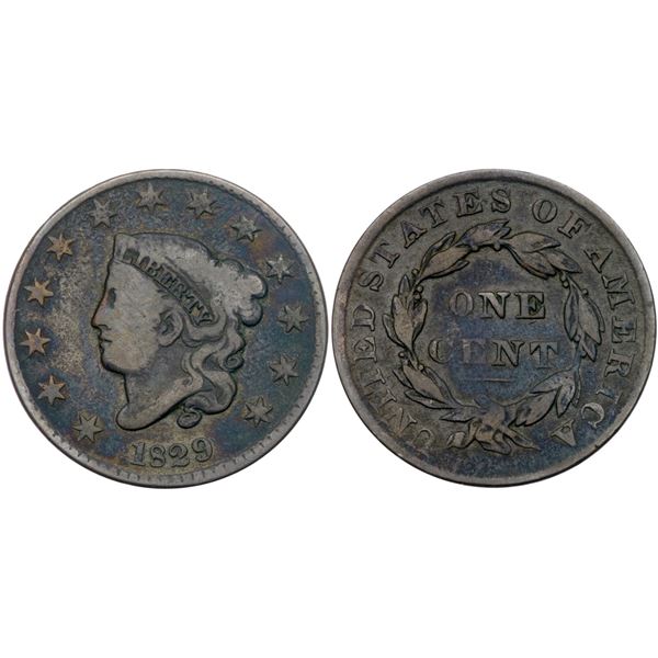 Group of Six 1829 N-5 R3 Medium Letters grading G4 to VG7