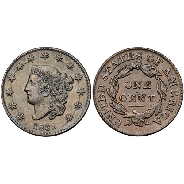 1831 N-12 R1 Large Letters VF35