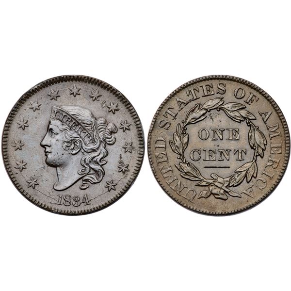 1834 N-6 R3 Large 8, Stars, and Letters EF40