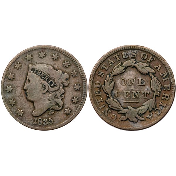 1835 N-9 R4 Head of 1834, Large 8 VG7
