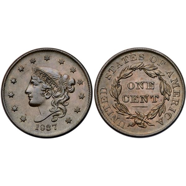 1837 N-8/7 R1 Plain Hair Cord AU50