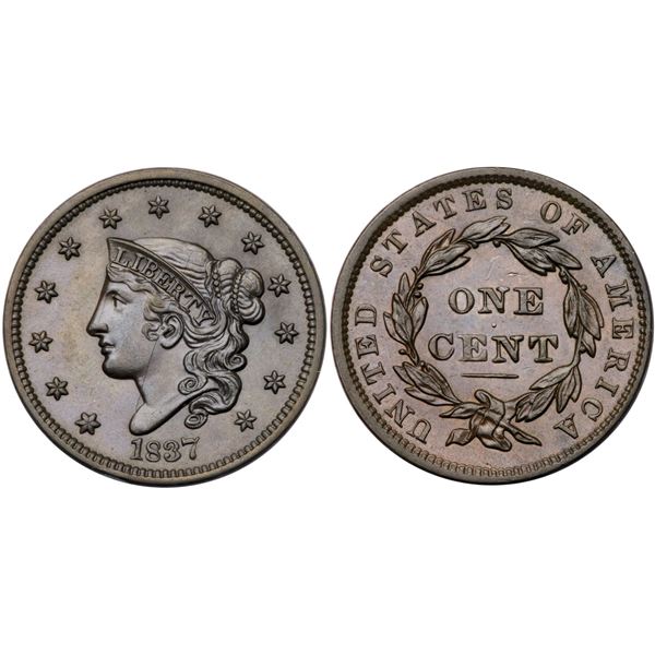 1837 N-9 R1 Beaded Hair Cord MS60