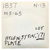 Image 4 : 1837 N-13 R2 Plain Hair Cord MS64