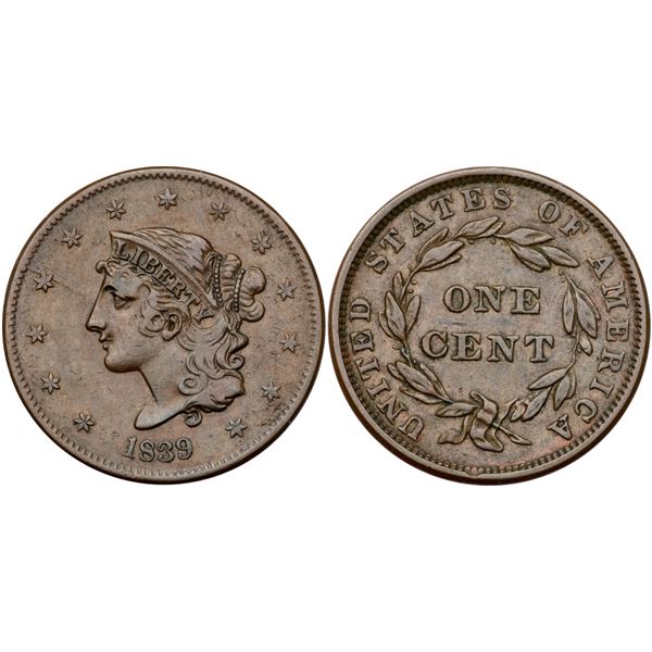 1839 N-12 R4 Booby Head VF25+