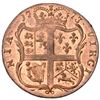 Image 3 : 1773 Virginia Halfpenny Period after GEORGIUS Newman 25-M R2 MS64+