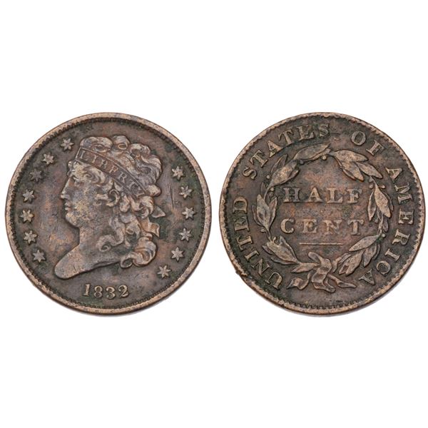 Quartet of Classic Head Half Cents