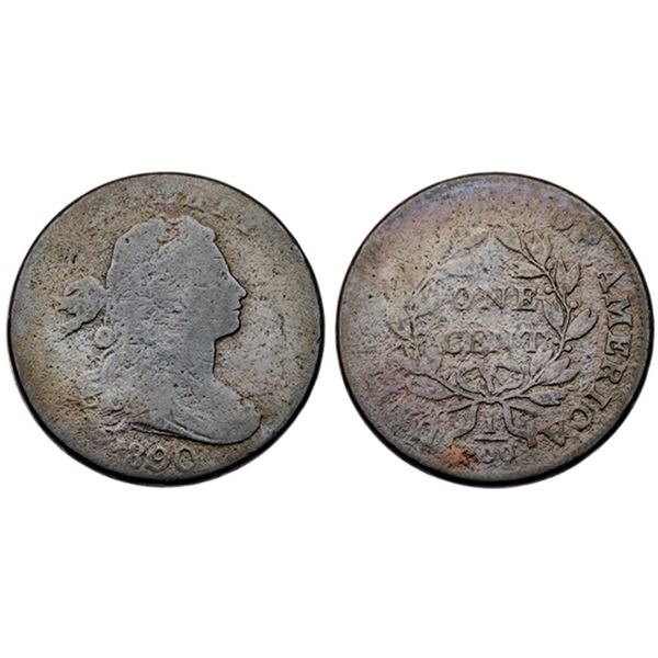 Quartet of 1800 Cents grading AG3 to G4