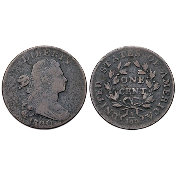 Trio of 1800 Cents grading G5 to G6