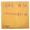 Image 4 : 1844 N-5 R1 VF20