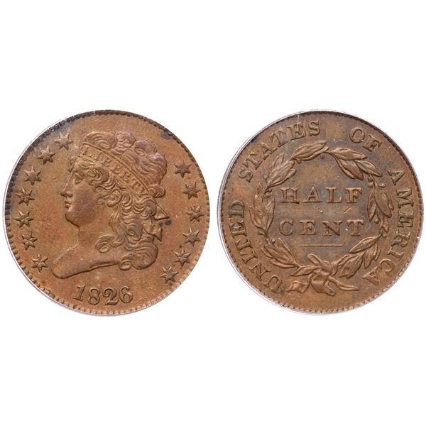 1826 C-1 R1 PCGS Graded AU55