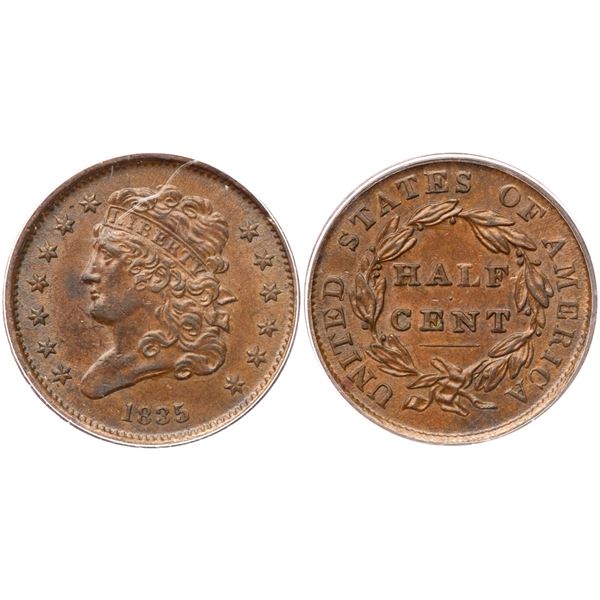 1835 C-1 R1 ANACS Graded AU58