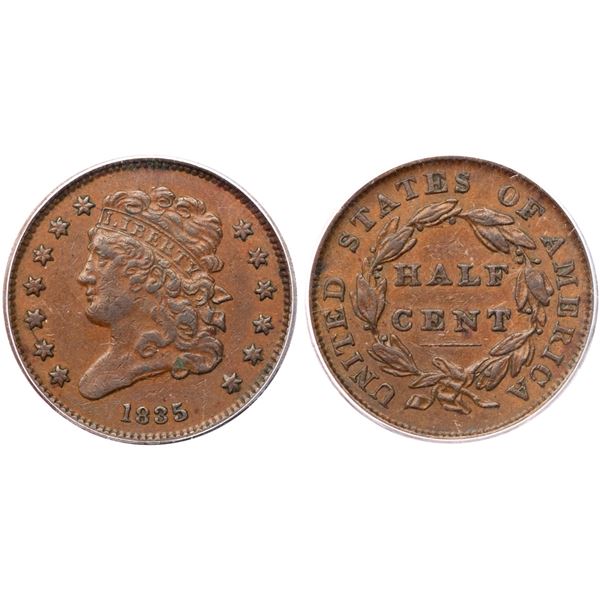 1835 C-1 R1 ICG Graded AU50