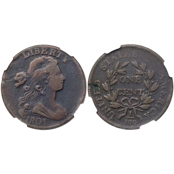 1801 S-216 R1 NGC Graded Fine Details (Env. Damage))