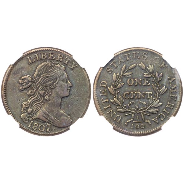 1807/6 S-273 R-1 NGC XF Details (Damaged)