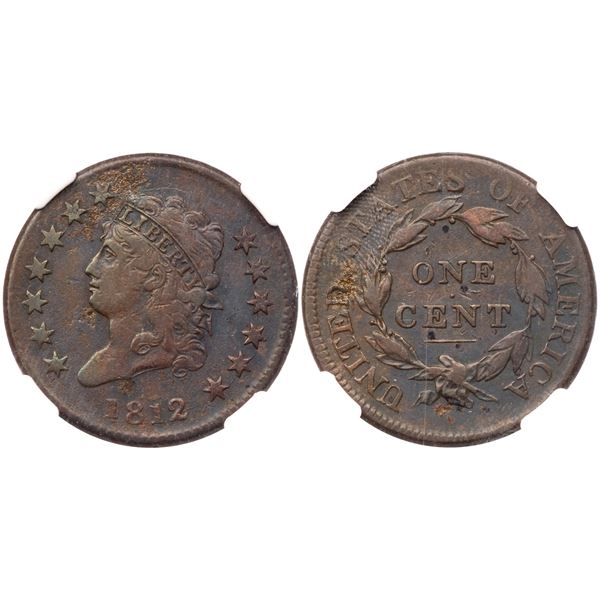 1812 S-291 R2 NGC Graded VF Details (Env. Damage)
