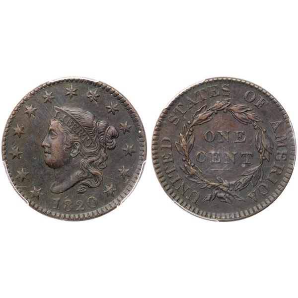 1820 N-11 R2+ PCGS Graded XF40