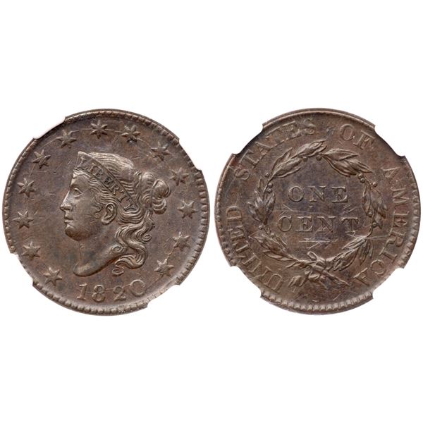 1820 N-13 R1 NGC Graded XF45
