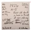 Image 6 : 1826 N-5 R2 VF25