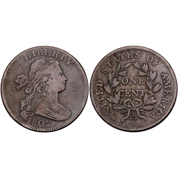 Pair of Cents, 1802 & 1803